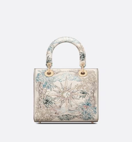 lady dior pietro ruffo|Medium Lady Dior Bag White Multicolor Sbalzo Calfskin with .